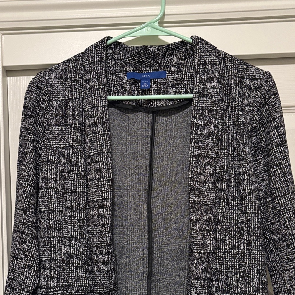Black and White Blazer